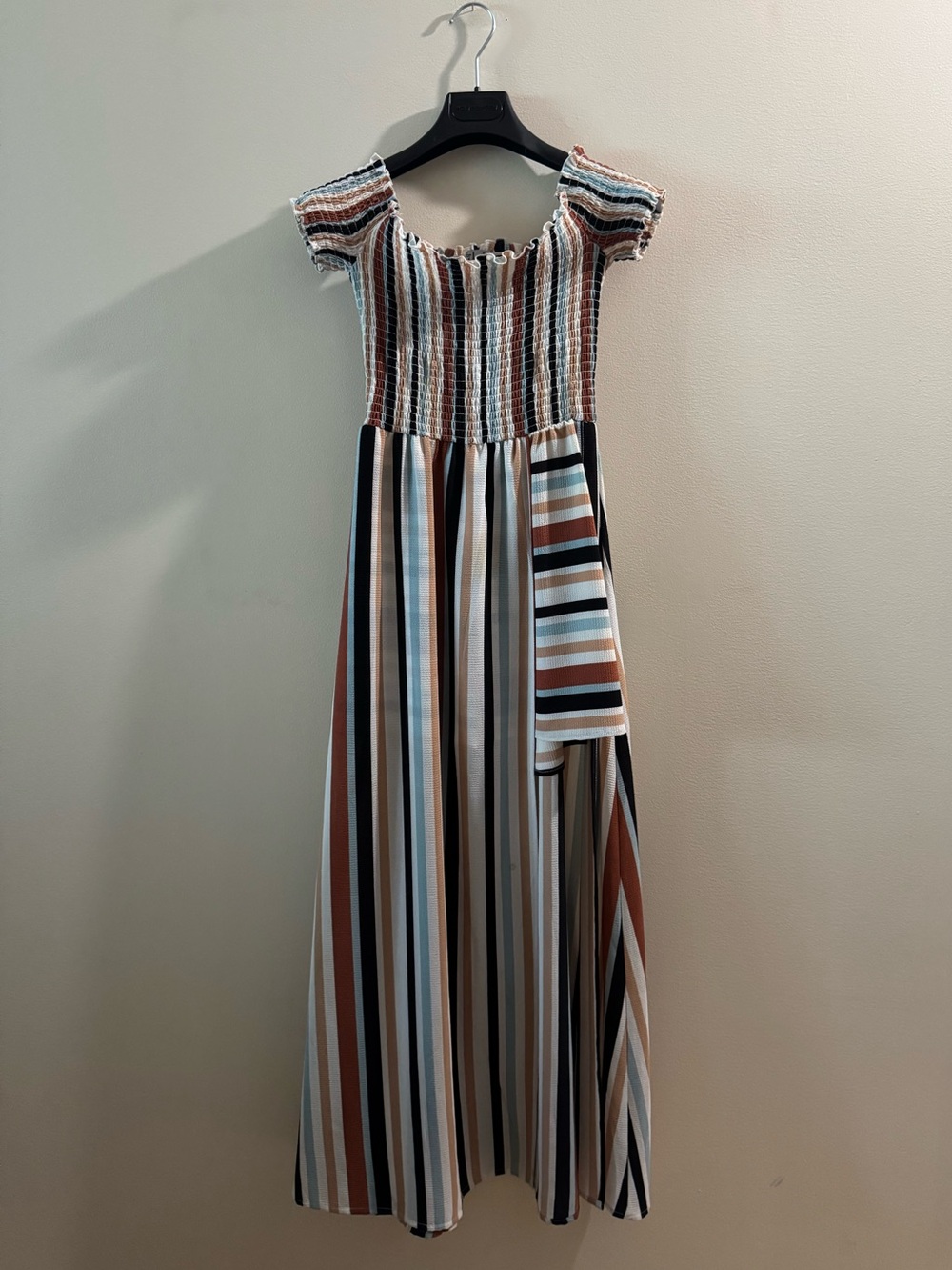 Off-the-shoulder Maxi Playsuit